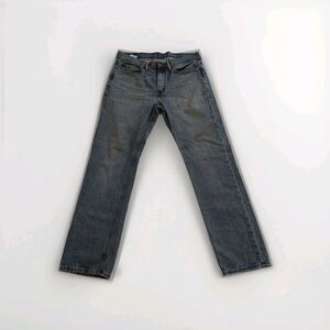 Levis 514 Jeans Mens 34x34 Blue Light Wash Boot Cut Straight Leg Cowboy Denim